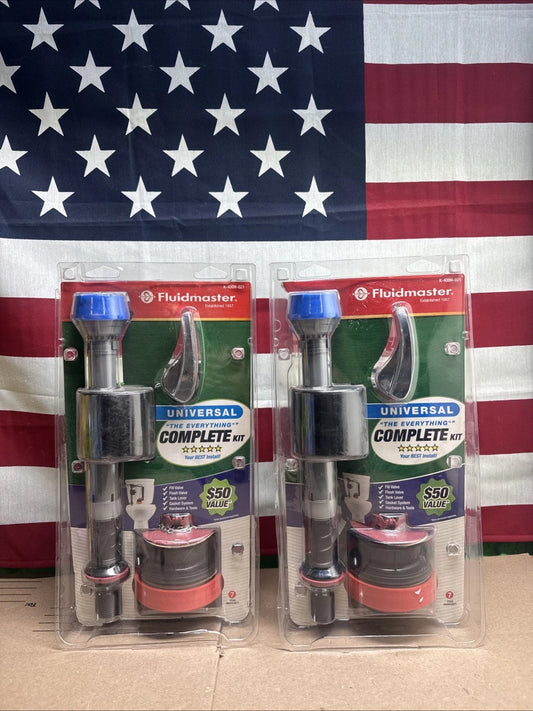2PK Fluidmaster Universal Complete Toilet Kit #K-400H-021