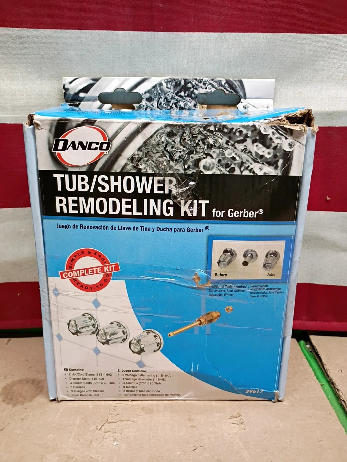 Danco 39617 Tub/Shower Remodeling Kit for Gerber - CHROME .