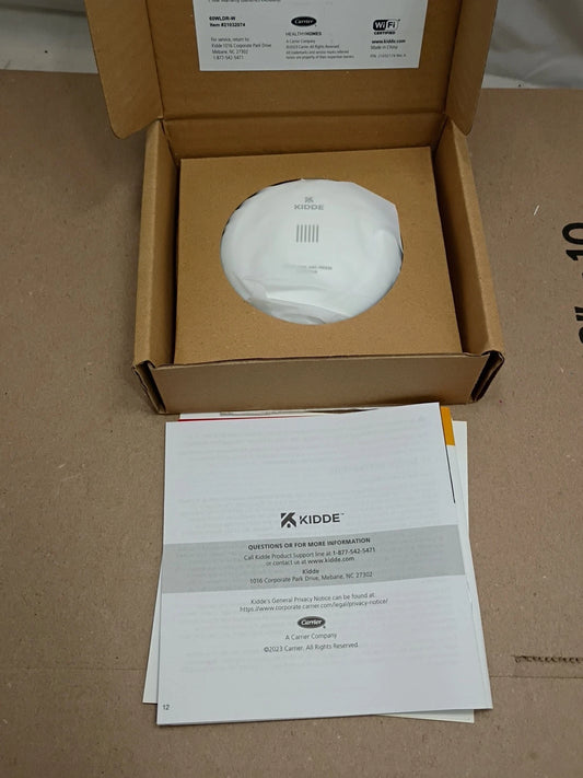 Kidde 60WLDR-W Smart Water Leak + Freeze Detector White WiFi Battery