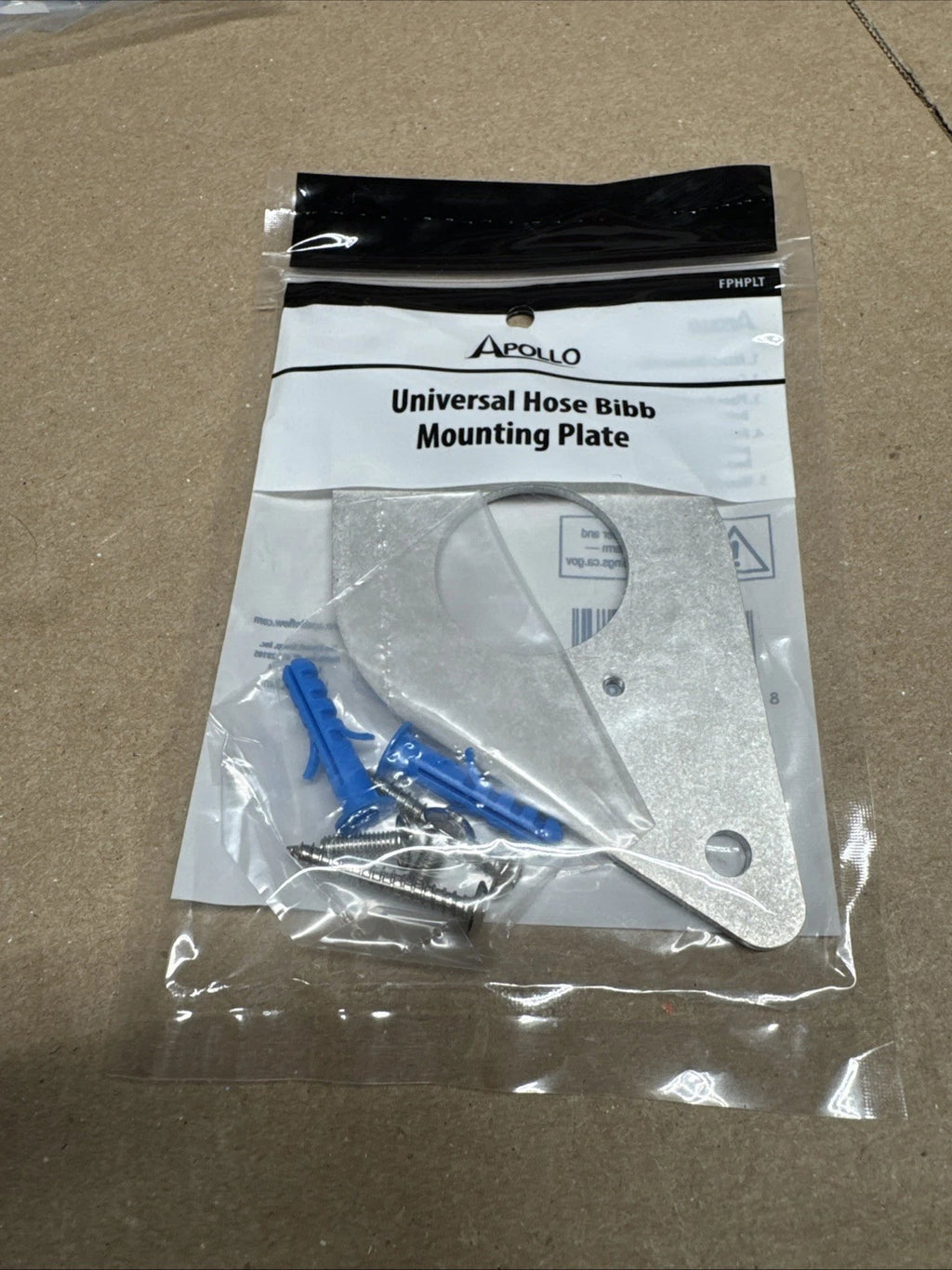 Lot Of 6 Universal 1-3/8 in. Hose Bibb Steel Mounting Plate By APOLLO