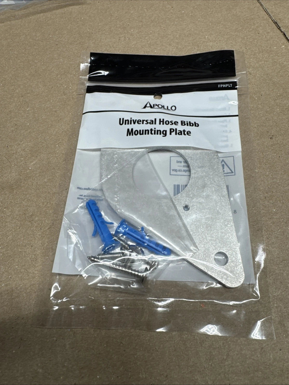 Lot Of 6 Universal 1-3/8 in. Hose Bibb Steel Mounting Plate By APOLLO
