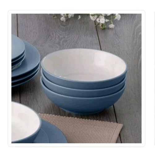 2pk Colorwave Collection Noritake Set Of 4 Bowls, Ice 8099 New Open Box