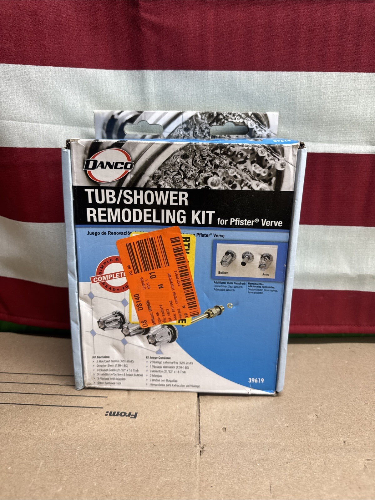 NEW OB Tub/Shower Remodeling Kit for Pfister Verve - CHROME - 39619 (ob)