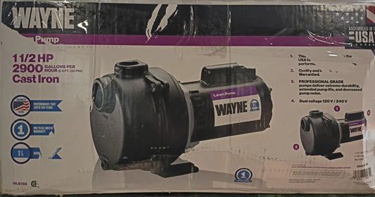 Wayne 1-1/2 HP Cast Iron Quick-Prime Lawn-Sprinkler Pump- Parts Only