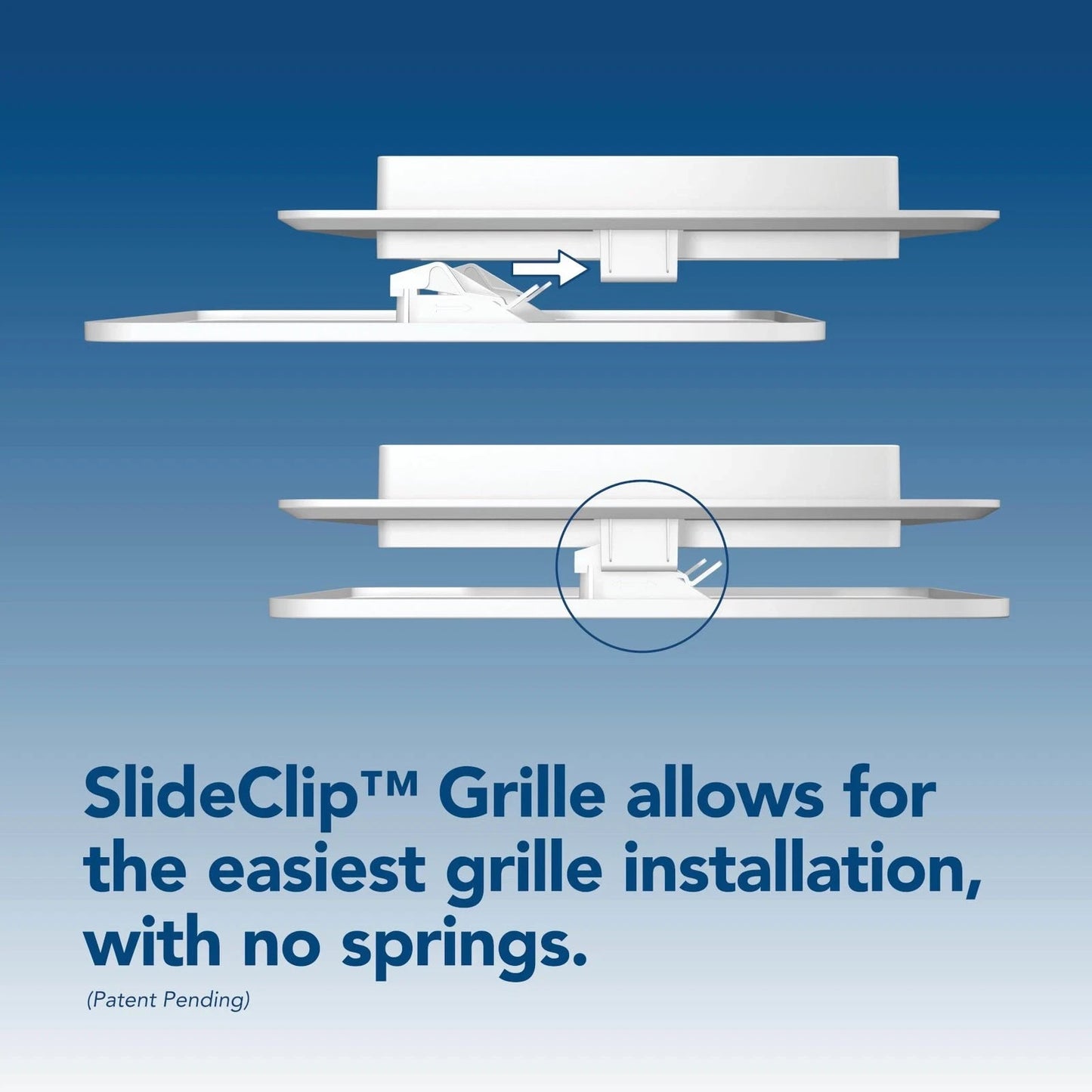 Broan-NuTone BEL6 Bathroom Exhaust Fan w/LED Light, 60 CFM, 0.9 Sones, White OB