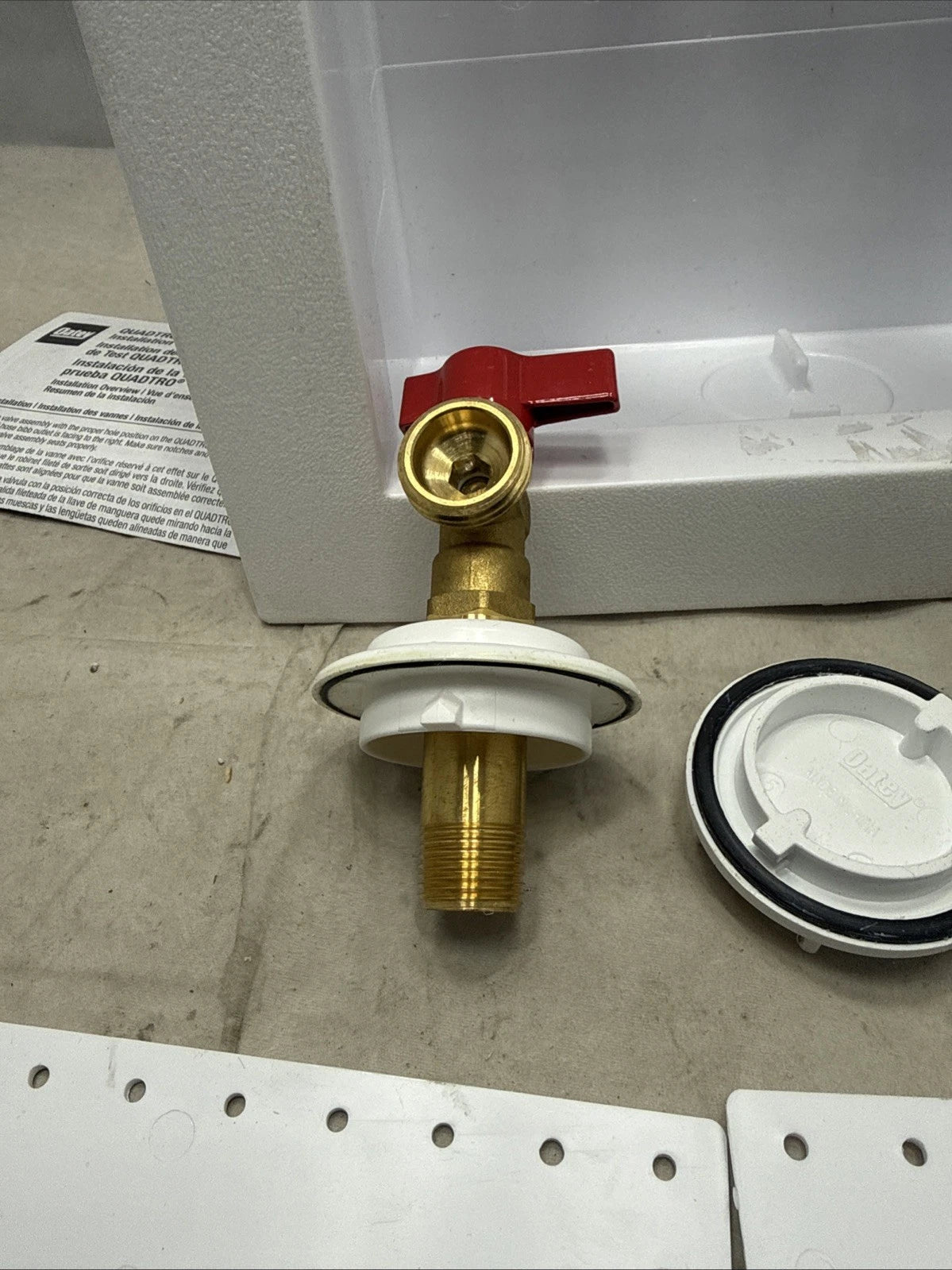 "Washing Machine Outlet Box'' Oatey Quadtro 4 Options Model 38529 Open Box