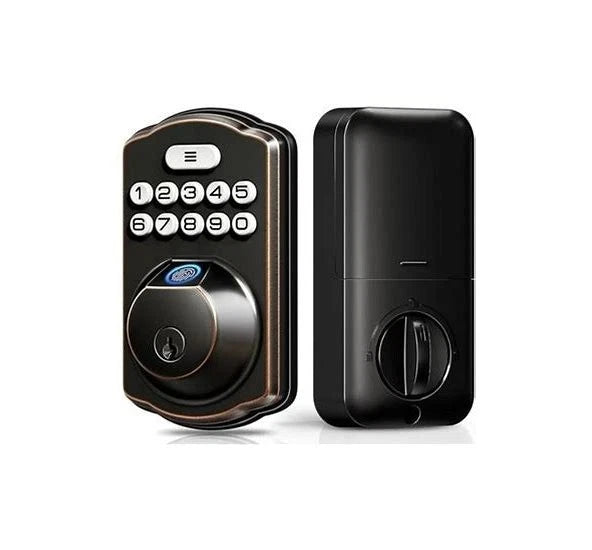 Veise Keypad Digital Deadbolt KS02A Keyless Door Lock Electronic Fingerprint