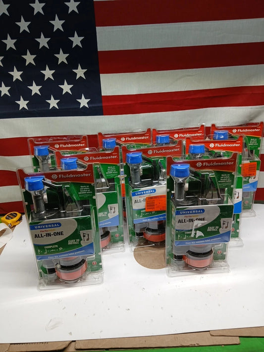 LOT OF 9 Fluidmaster Universal Complete Toilet Rebuild Repair Kit 10" H 400ARHRK
