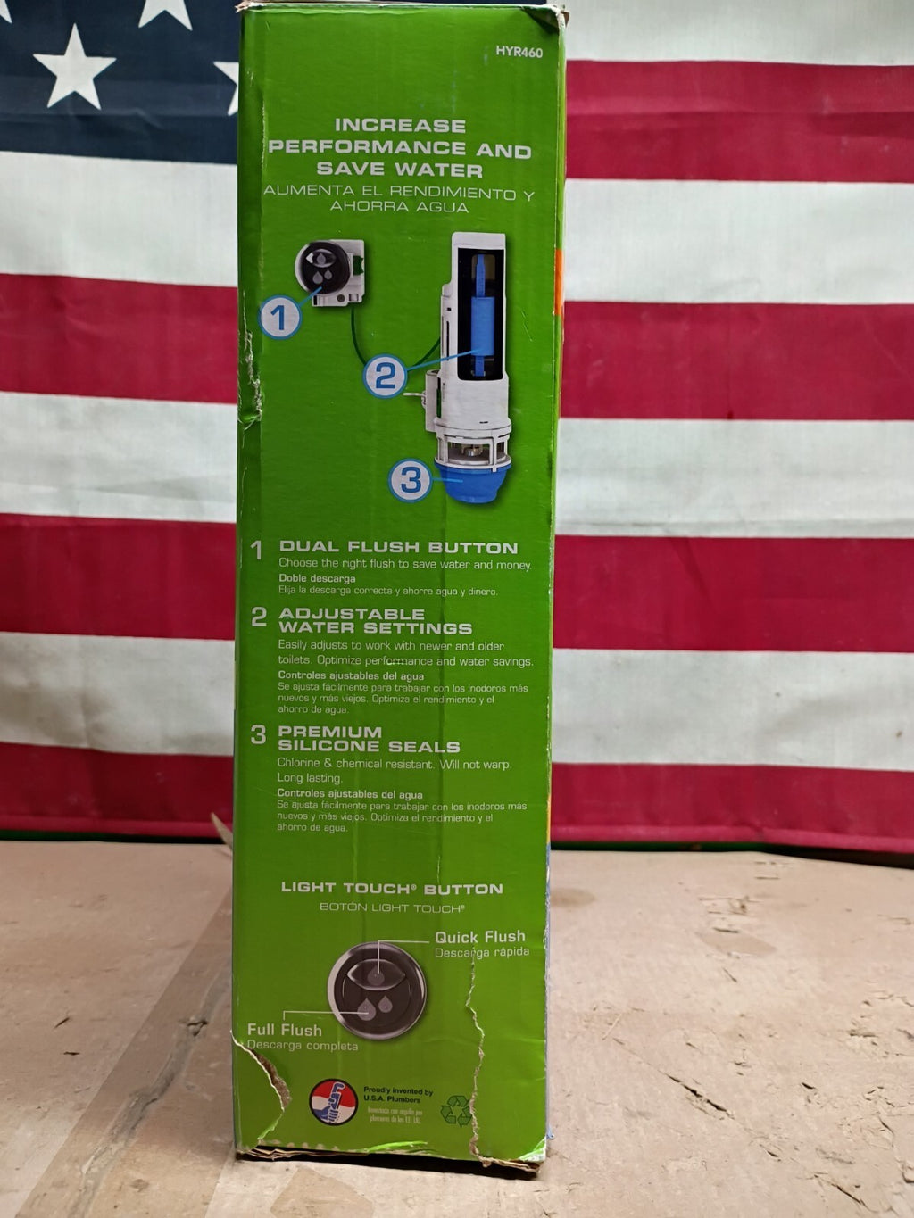 Danco HYR460 Dual Flush valve & fill Universal Water Saving Toilet Repair Kit OB