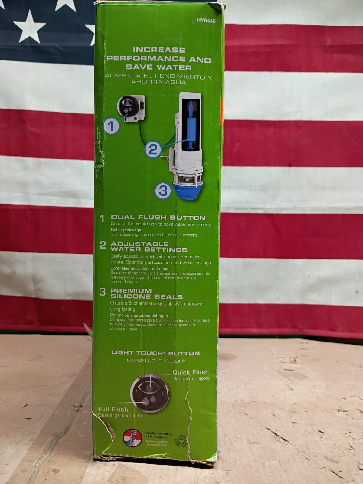 Danco HYR460 Dual Flush valve & fill Universal Water Saving Toilet Repair Kit OB