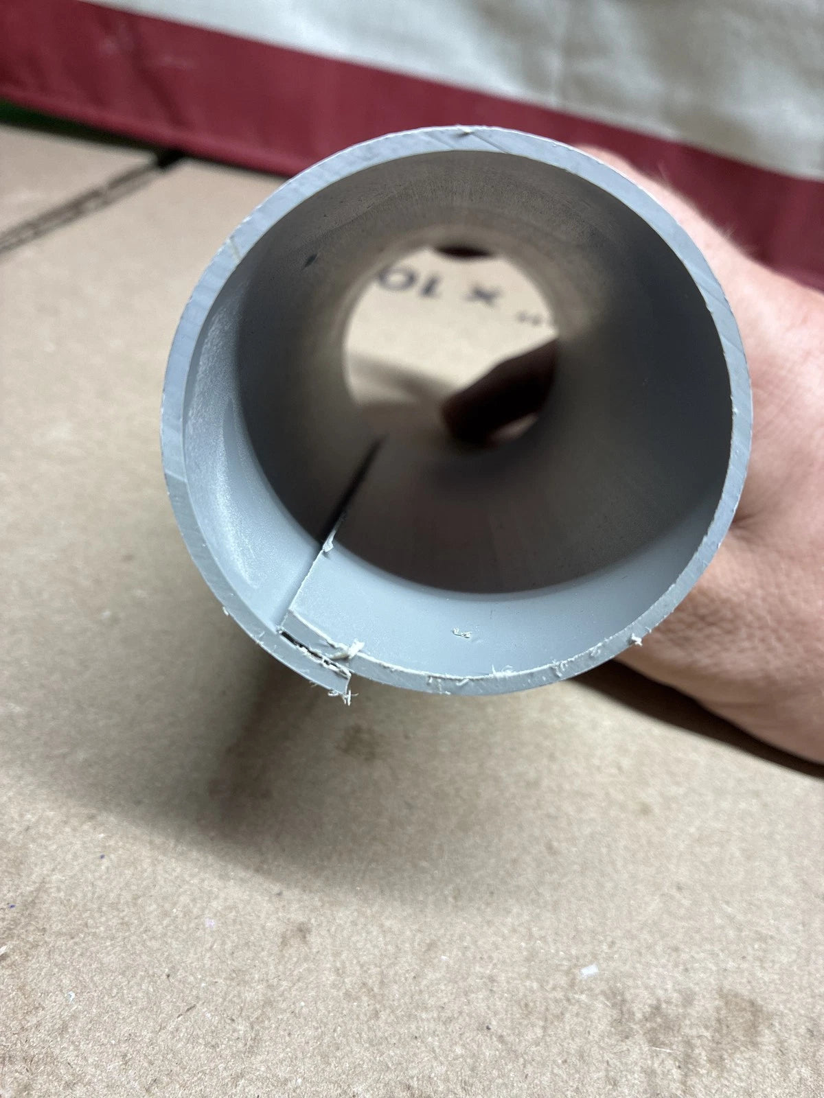 CARLON E200JS6 PVC 2” x 6” Schedule 40 Split Duct Coupling by ABB OPEN BOX