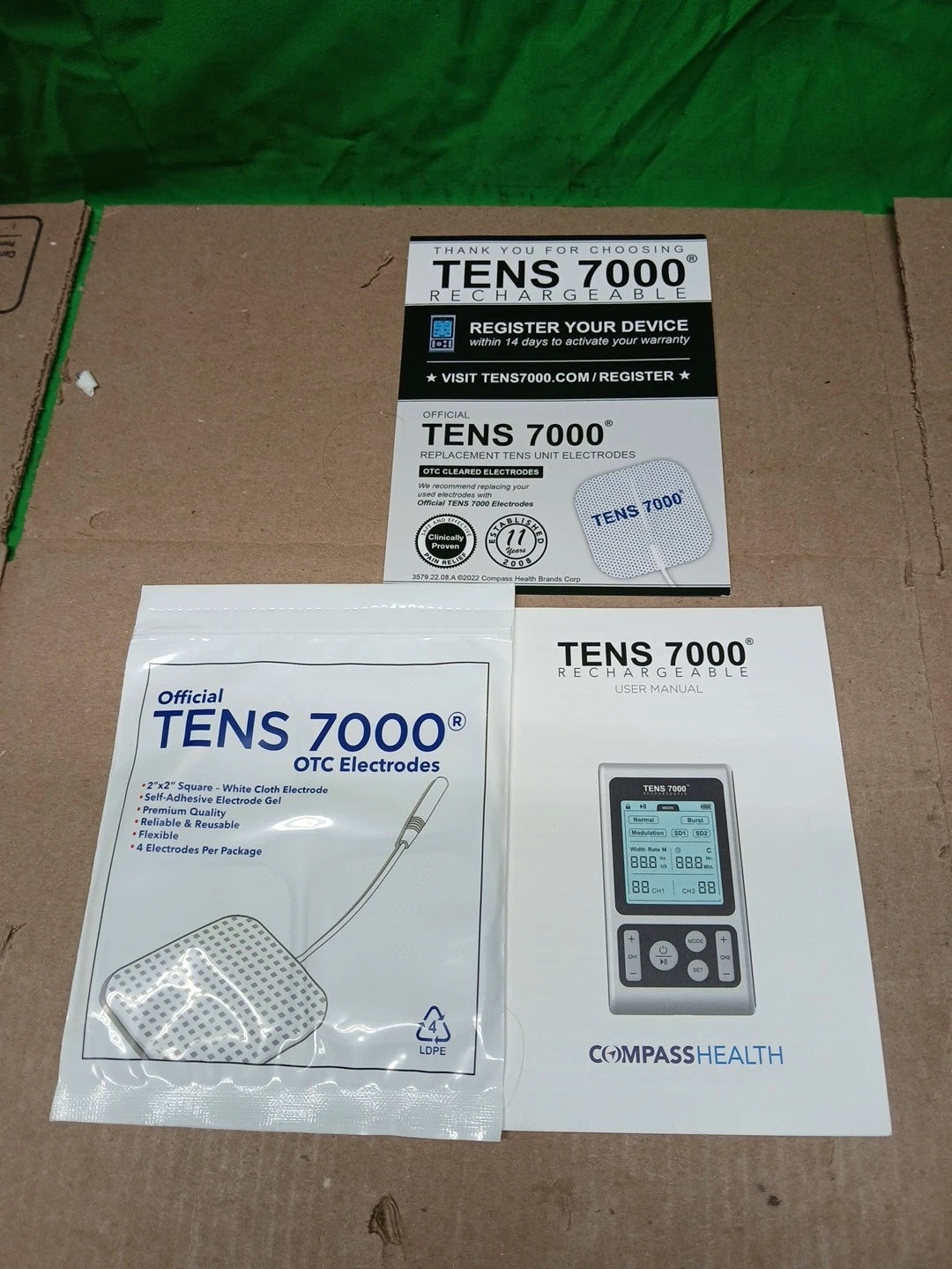 InTENSity 7 Digital TENS Unit Stimulator - Back,Neck,Nerve -Pain-Tens 7000 Unit