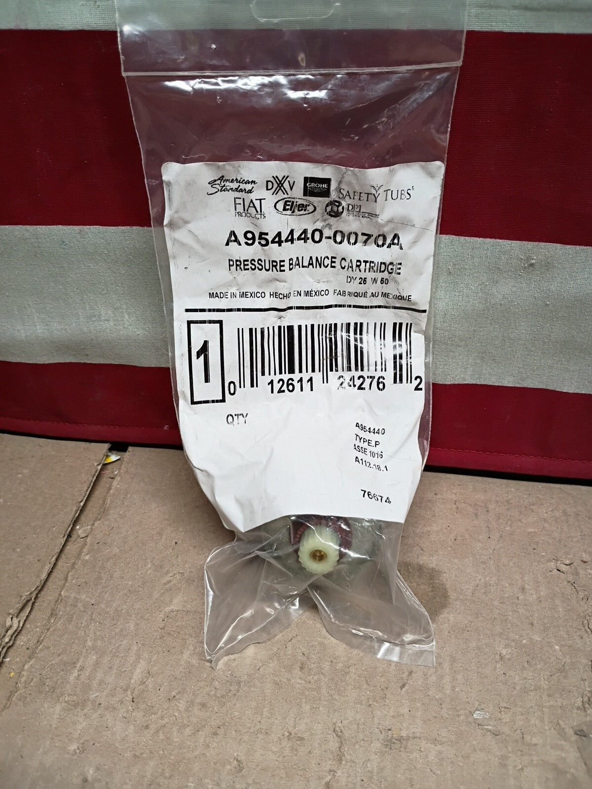 Genuine A954440-0070A OEM American Standard Pressure Balance Cartridge "NEW"