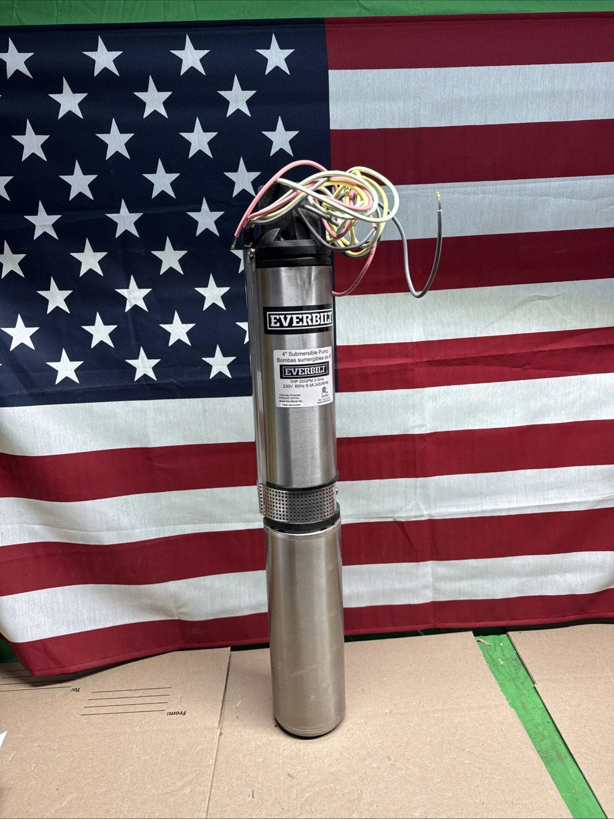 Everbilt 1HP Submersible 3-Wire 20GPM Well Pump HDSUB10-203