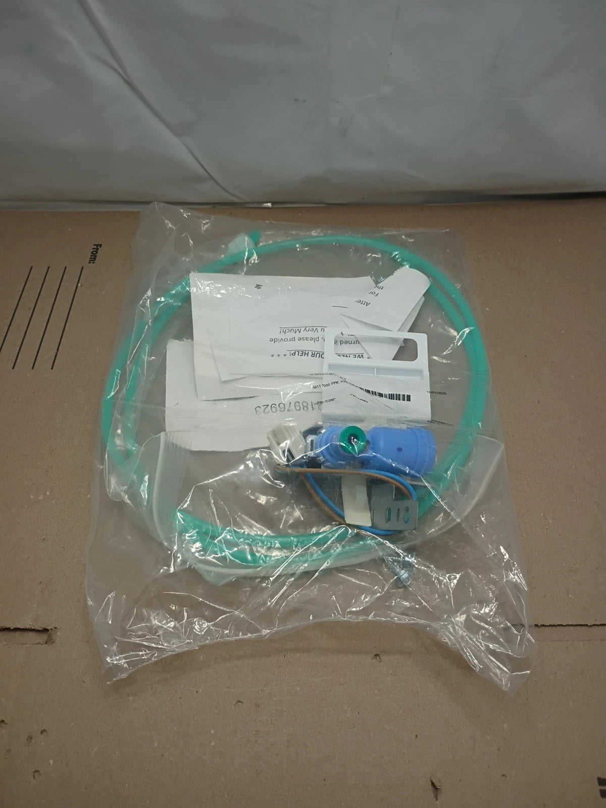 Frigidaire Top Mount Refrigerator Icemaker Installation Kit Missing Clamps