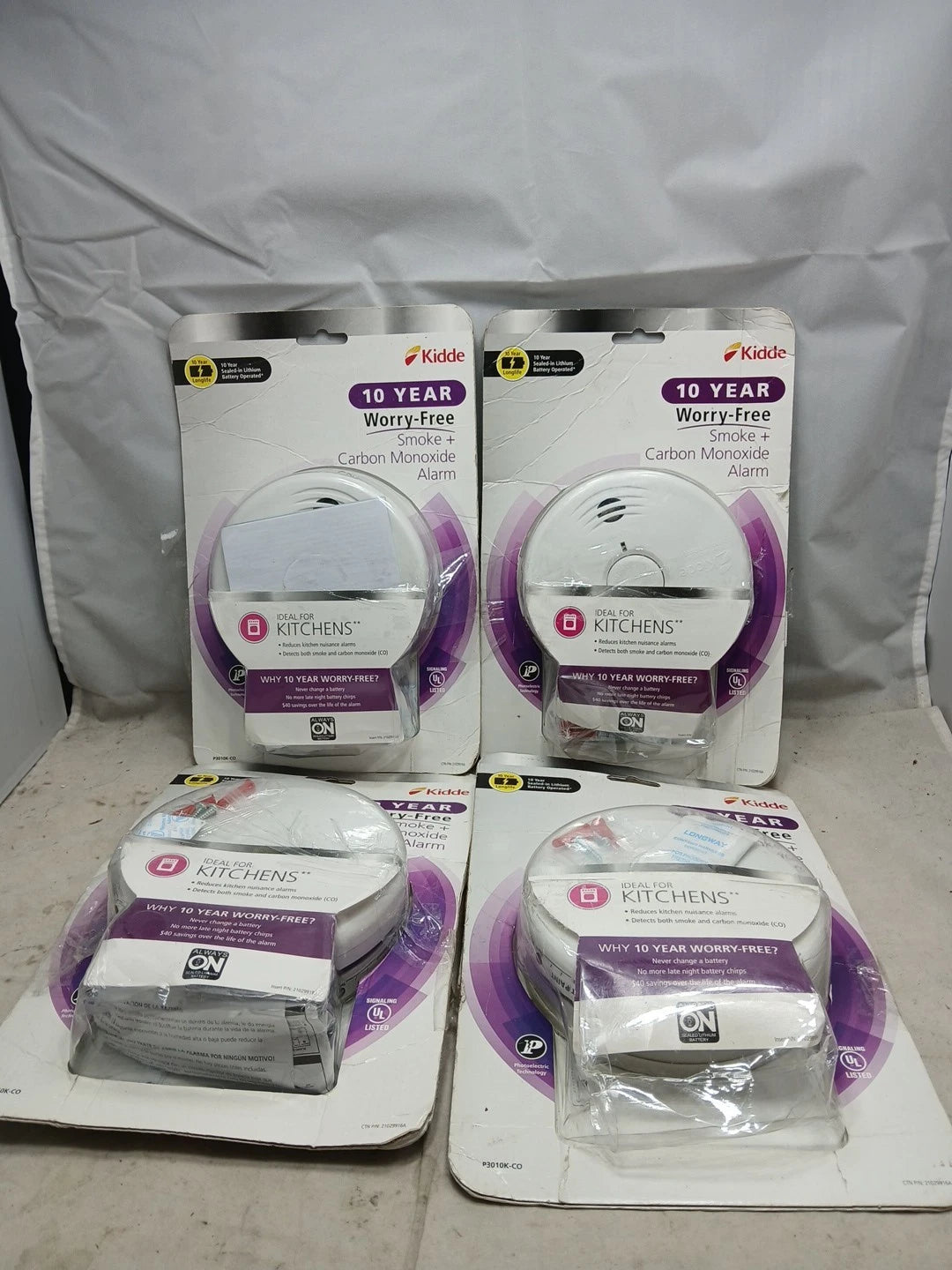 Kidde Smoke & Carbon Monoxide Alarm w/Intelligent Sensor Model P3010K-CO Open Bo