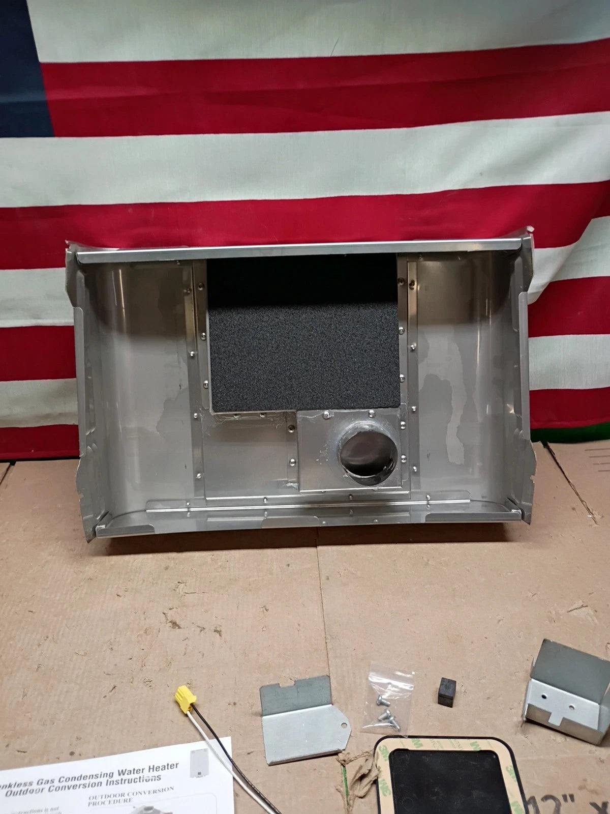 Rheem Outdoor Conversion Vent Kit for Propane Tankless Water Heater RTGH-SX