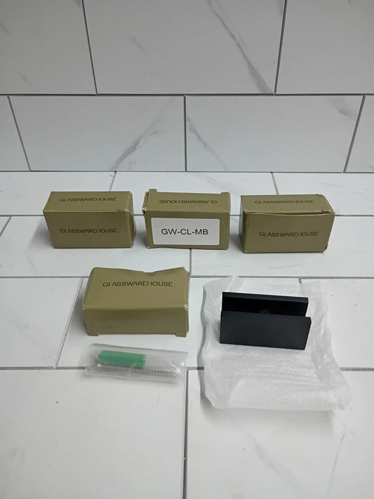 Mounting Clip Kit Matte Black for Single Fixed Panel GW-CL-MB New Open Box