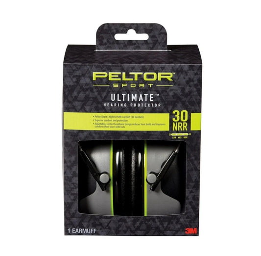 Peltor Sport Ultimate Hearing Protector, Noise Reduction Rating (NRR) 30 dB, ...
