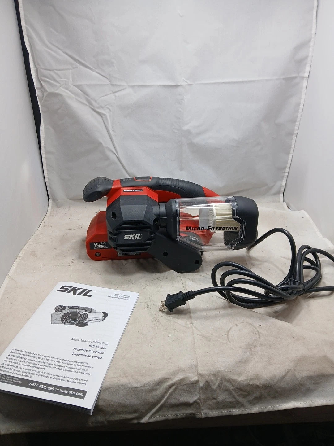 Skil 7510 6A Corded Electric 3 "x18" Belt Sander (Open Box )