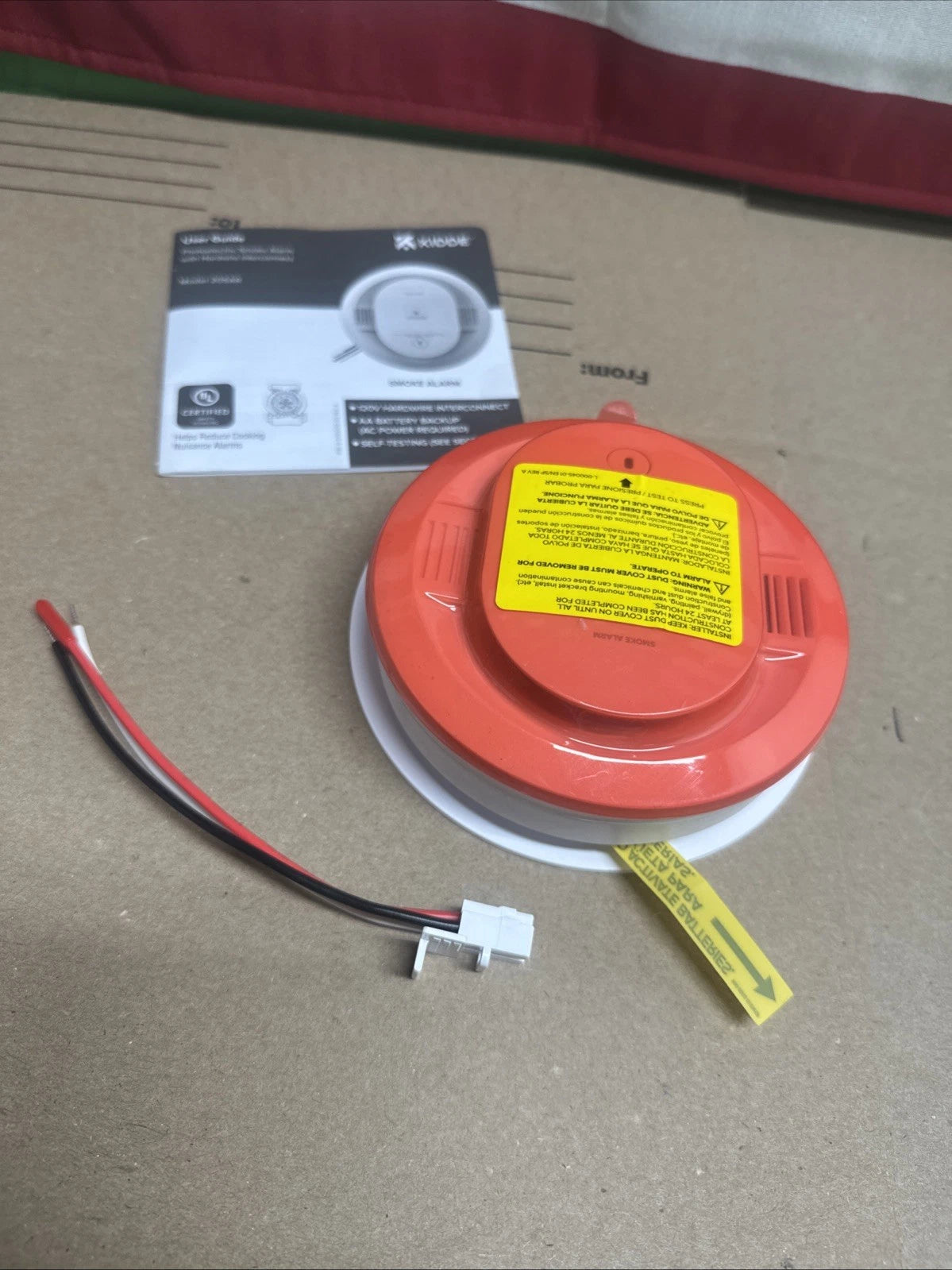 Kidde Detect Inter Connected Hardwired w/Battery Back-up Smoke Alarm Model 20SAR