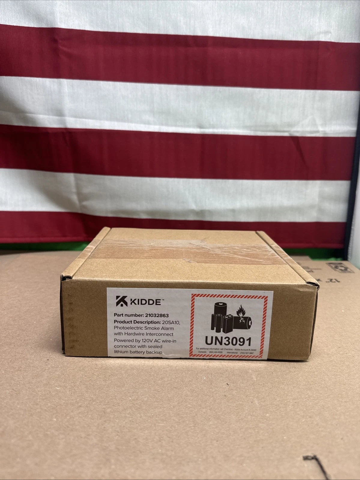 Kidde 20SA10 Hardwired Smoke Detector, 10-Year Battery, Interconnectable