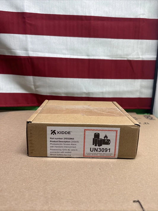 Kidde 20SA10 Hardwired Smoke Detector, 10-Year Battery, Interconnectable