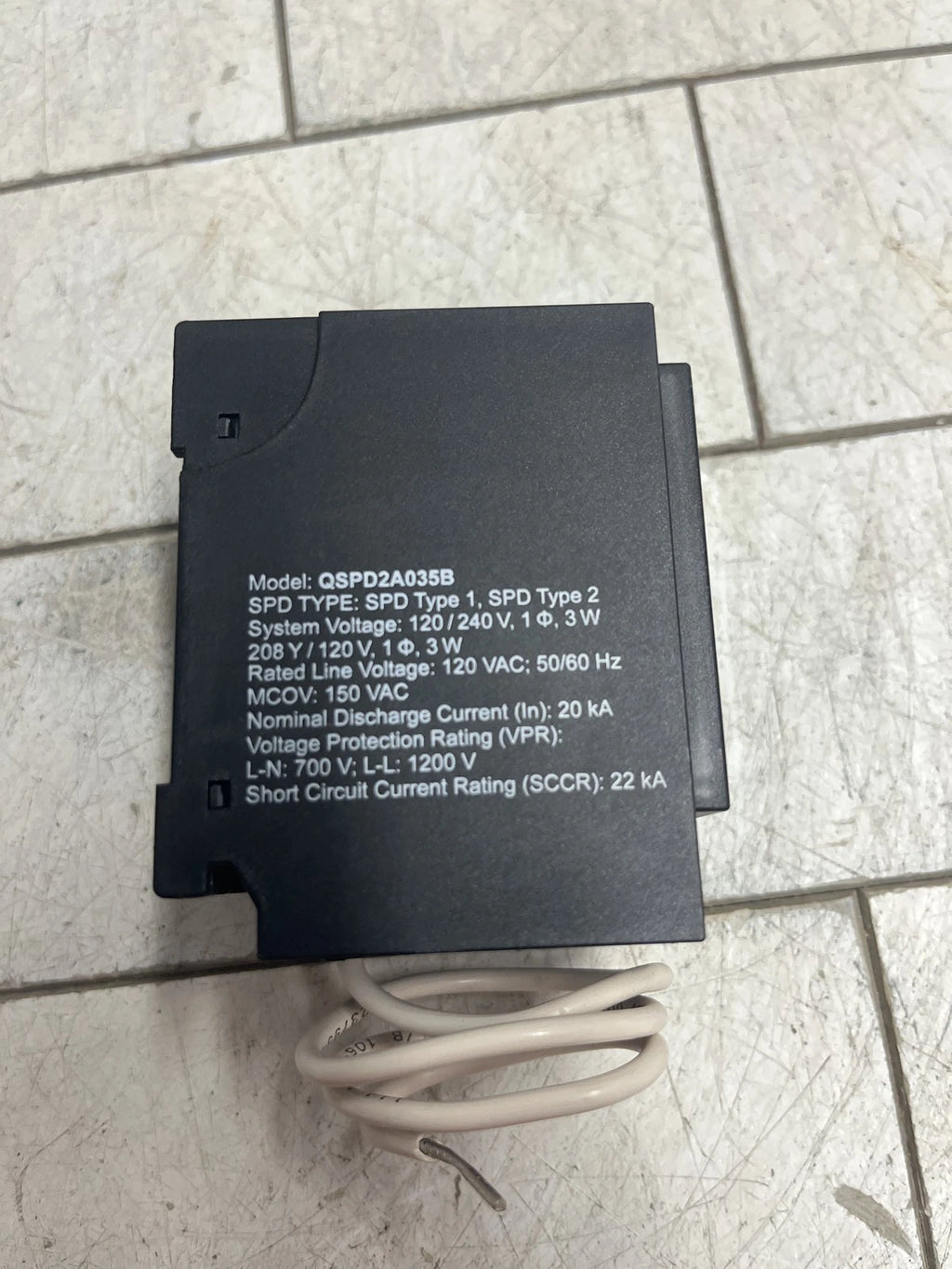 Siemens Boltshield 2-Pole Plug-in Whole Home Surge Protection(QSPD2A035B) OB