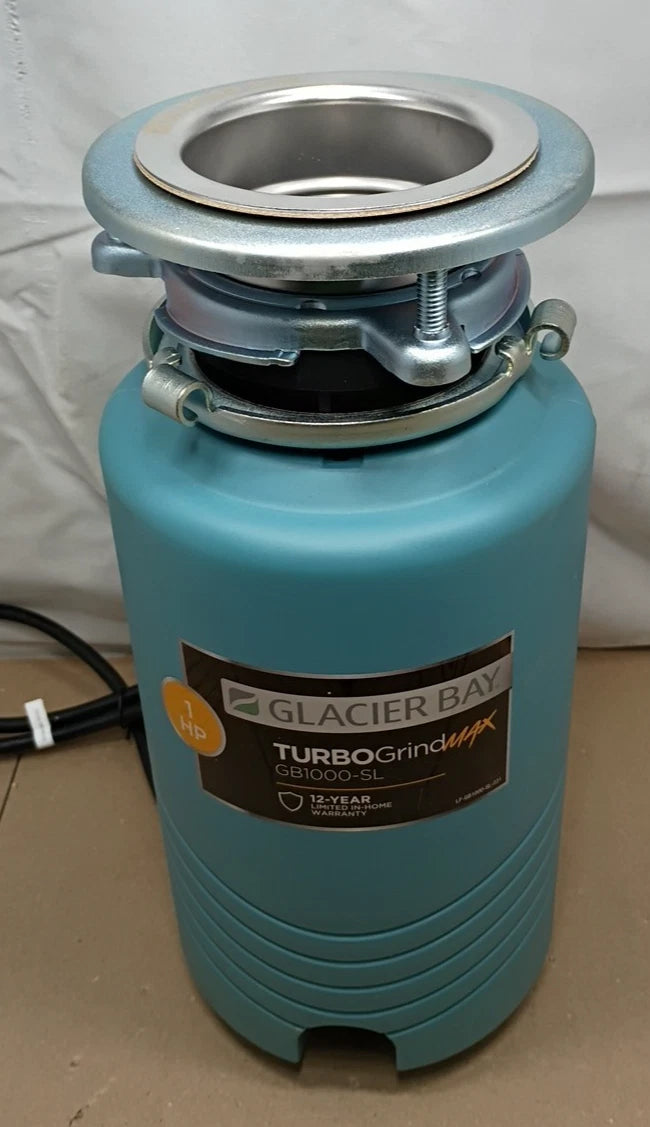 Glacier Bay 1HP GB1000-SL TurboGrindMax Garbage Disposal