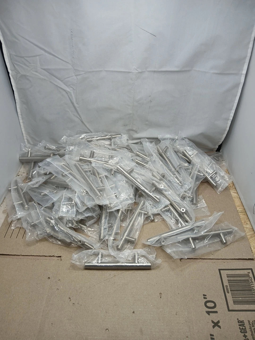 96-Pack Liberty Solid Bar 3 in 76 mm Modern Cabinet Drawer Pulls Stainless Steel