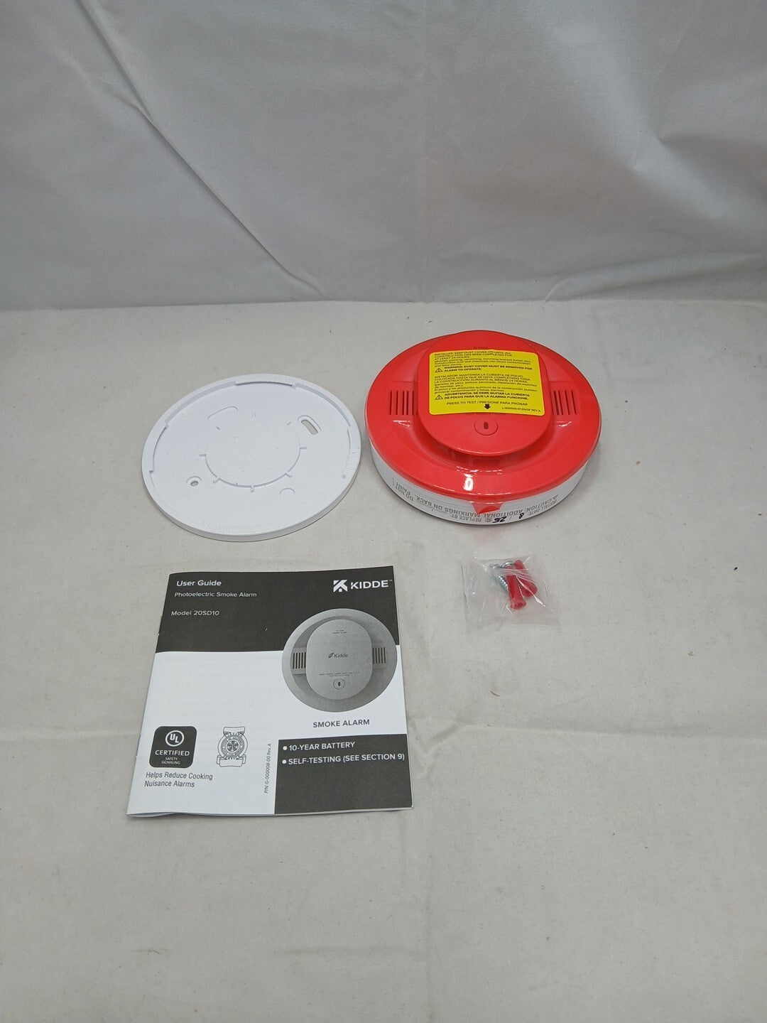 Kidde 10Yr Battery Smoke Detector W/LED Warning Light 20SD10