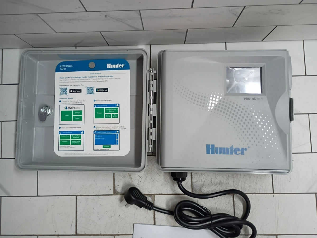 Hunter PRO-HC PHC-600 Hydrawise Outdoor Wi-Fi App 6-Zone Irrigation *READ DESCR*