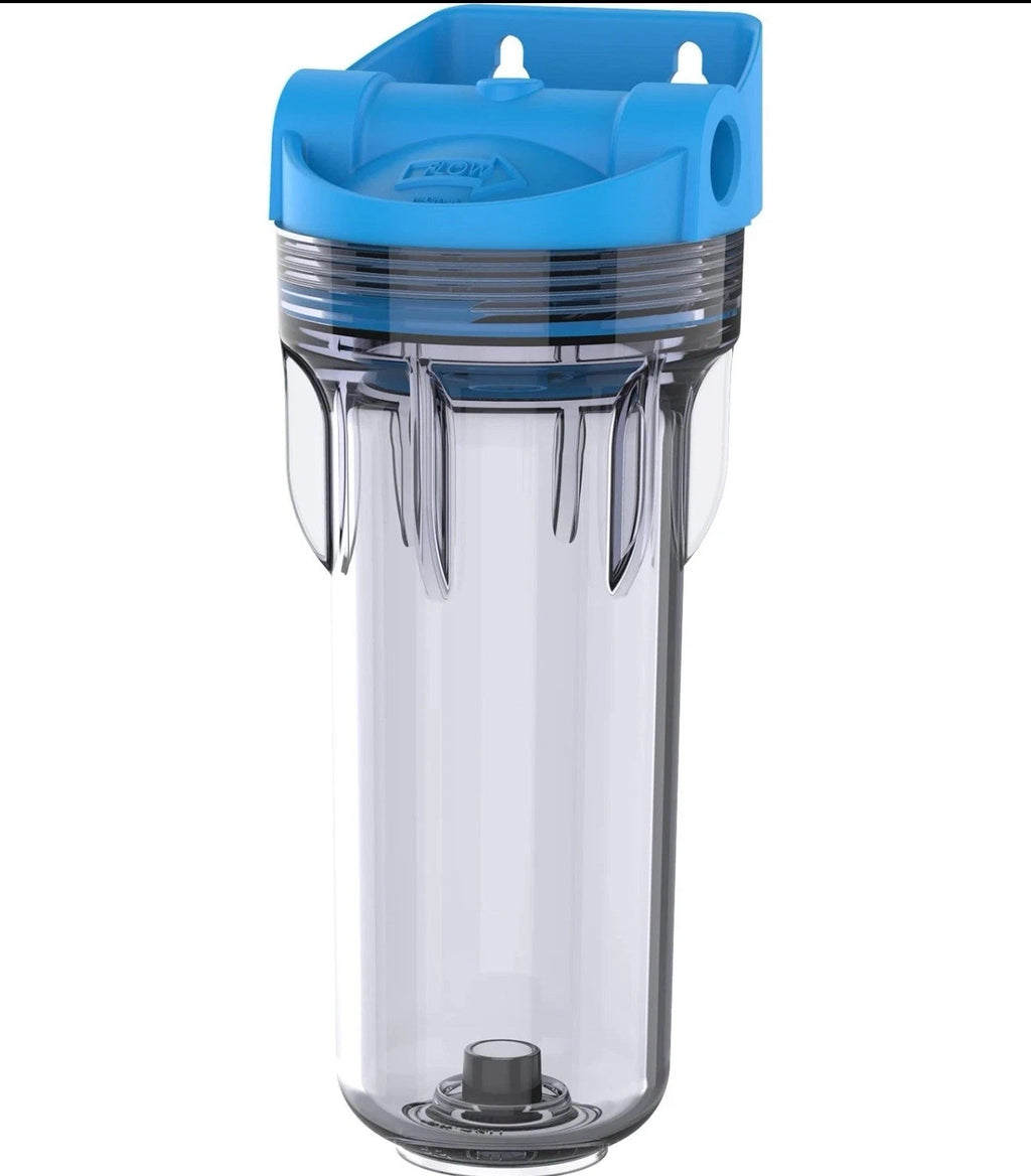 Pentair WH5 Filter Housing, 10" Standard Clear Sump Water Filter Housing with...