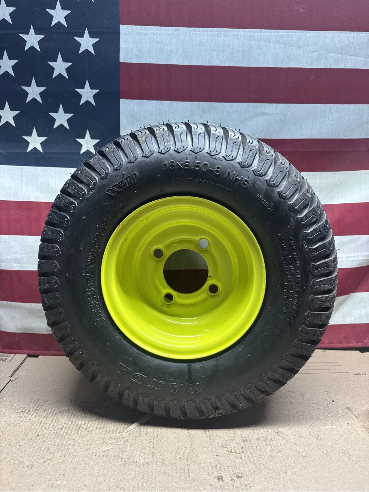 Rear Wheel And Tire For Ryobi Z42Li 80V Zero Turn Lawn Mower