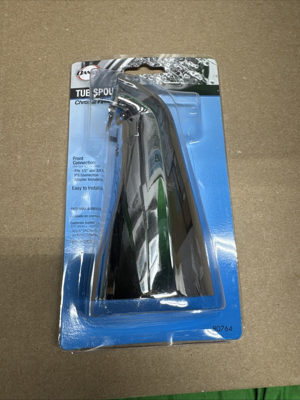DANCO 80764 NON-DIVERTER TUB SPOUT IN CHROME 3PACK