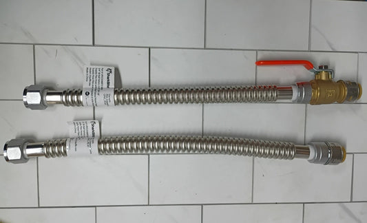 SharkBite URSS3088FX18BV 18" 3/4 Stainless Steel Flexible Water Heater New OB