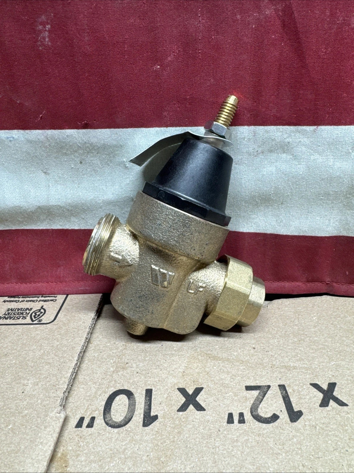 Watts 3/4 LFN45BM1-U 3/4 in. Brass MPT x FTP Pressure Reducing Valve