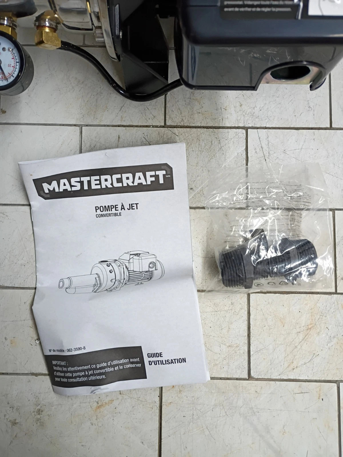 Mastercraft 3/4 HP Shallow Well Jet Pump Ships Fast Stainless Steel Parts Only