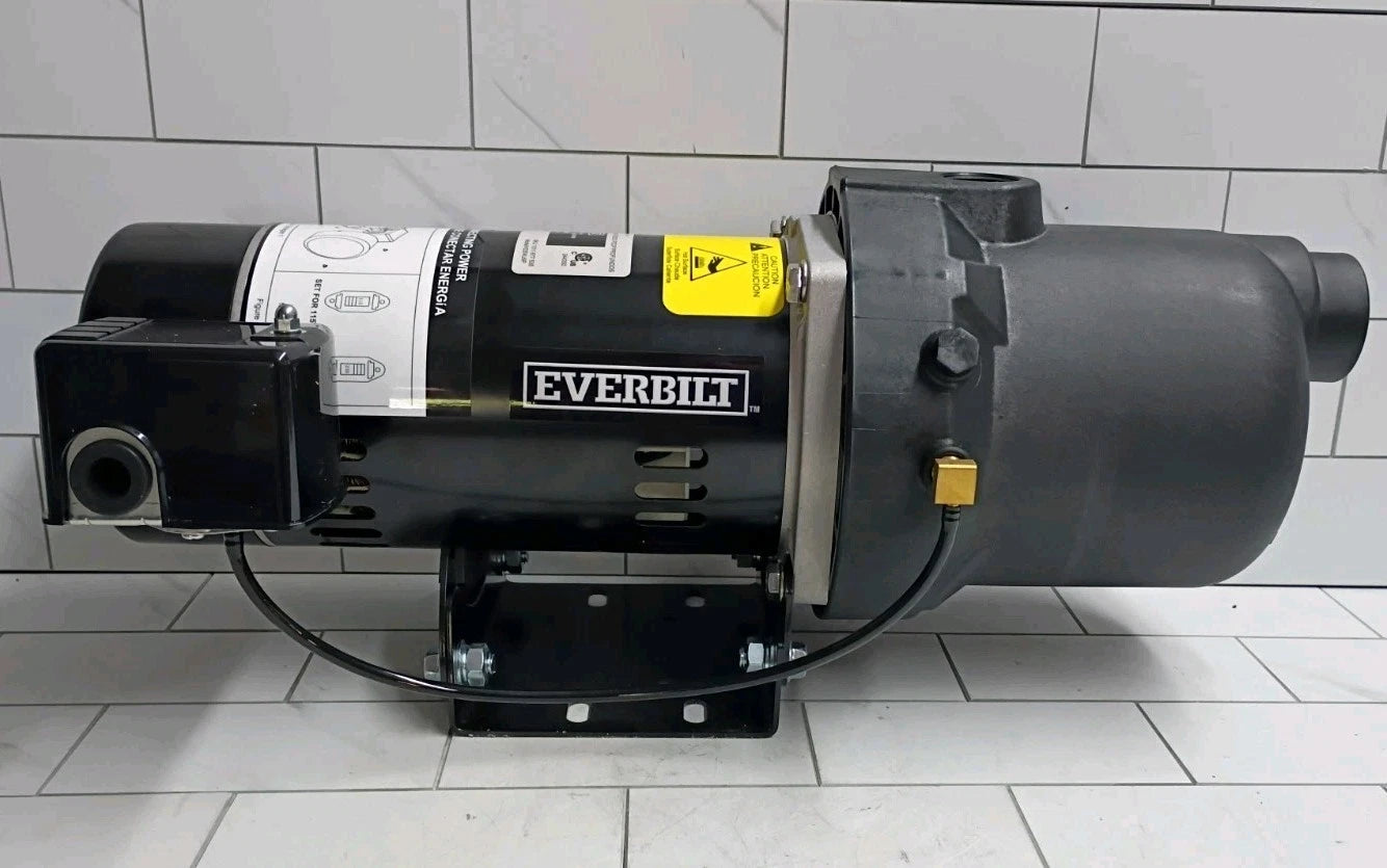 Everbilt HDSWJ5P 1/2 HP Plastic Shallow Well Jet Pump New Open Box