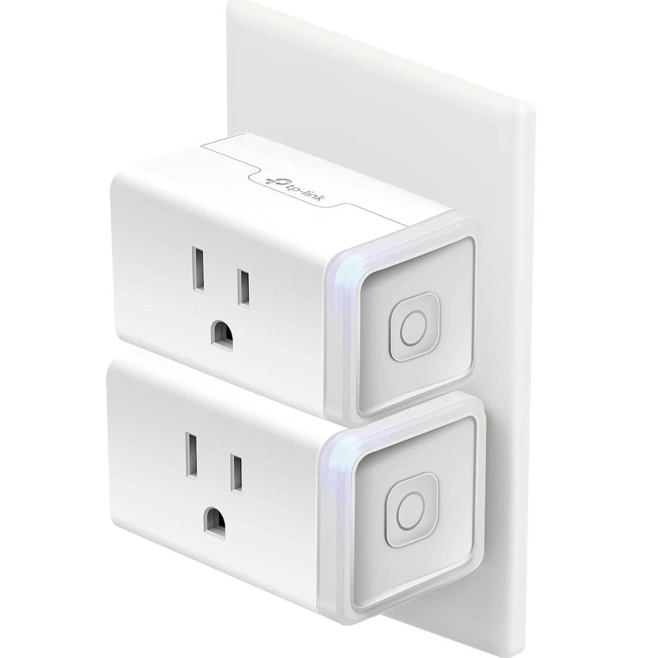 Lot Of 2 Kasa Smart Plug HS103P2, Home Wi-Fi Outlet Works with Alexa, 2-Pack