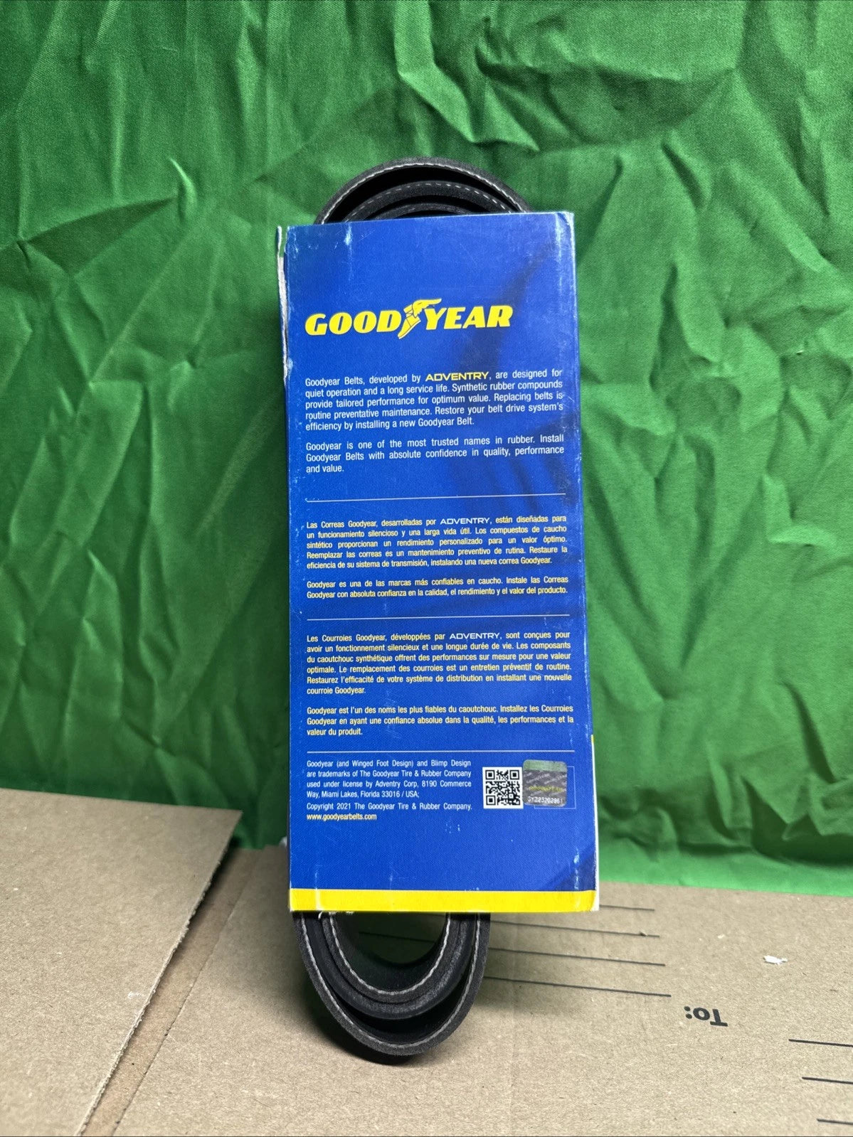"1060850 Serpentine Belt, 6-Rib, 85" Length"