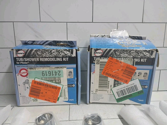 2pk Danco 39695 Tub/Shower Remodeling Kit for Pfister Porcelain Lever Open Box
