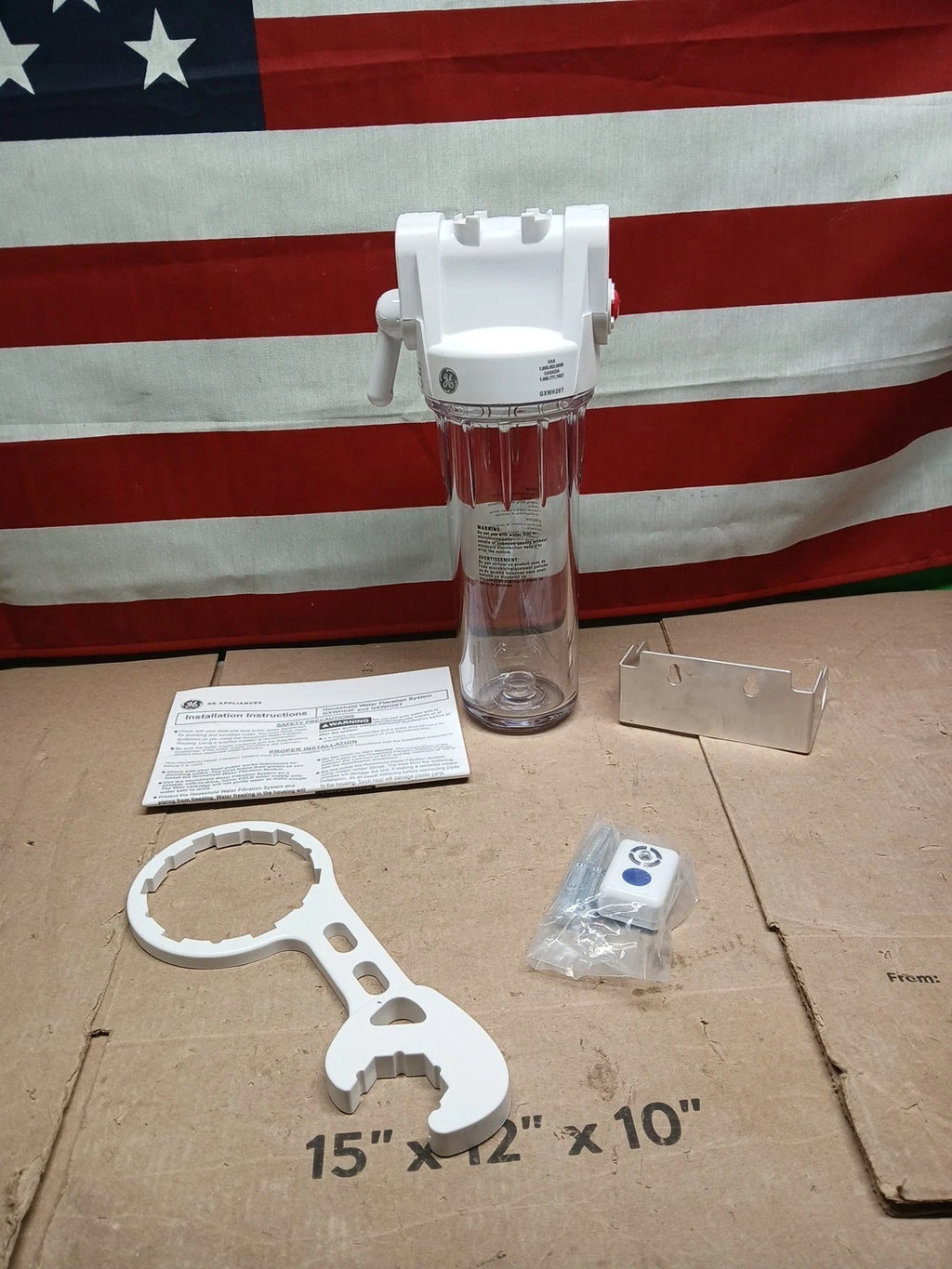 GE GXWH20T Whole House Water Filtration System Model OPEN BOX