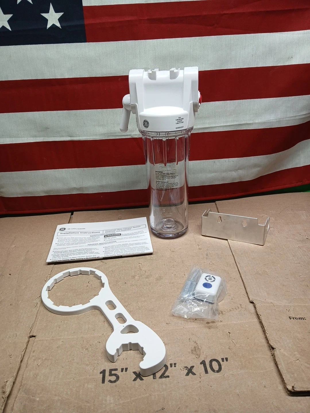 GE GXWH20T Whole House Water Filtration System Model OPEN BOX