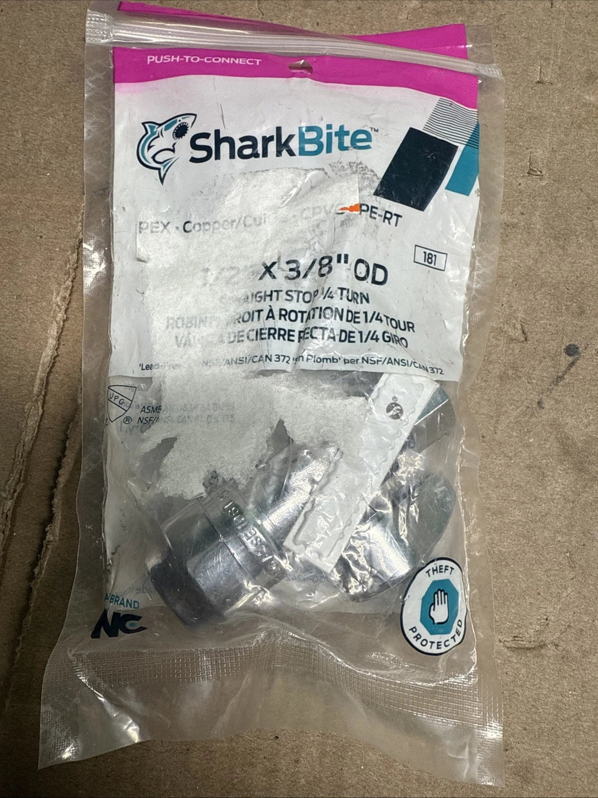 SharkBite Max 1/2” Angle Stops LOT OF ASSORTED STOPS READ DISCRIPTION