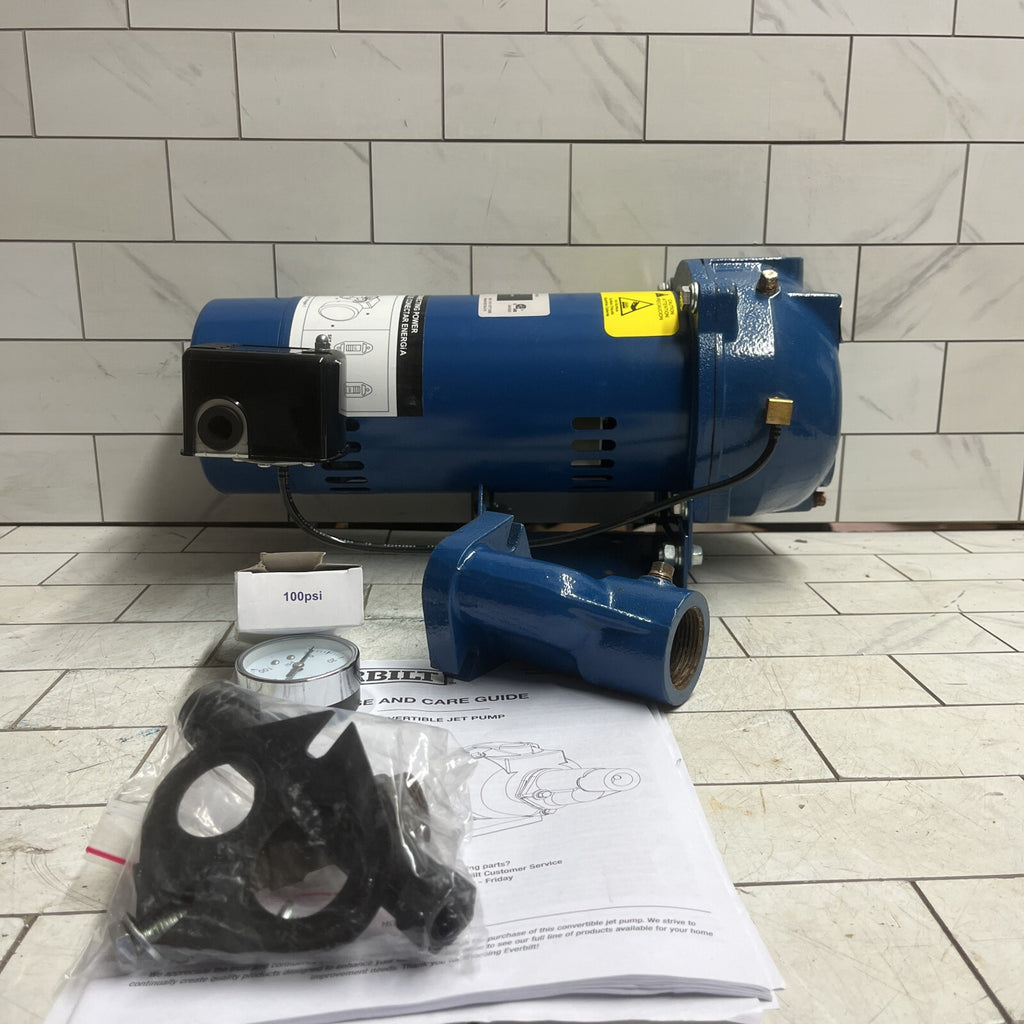 Everbilt HDCWJ10, 1 HP 115/230 Volt Professional Convertible Jet Pump PARTS ONLY