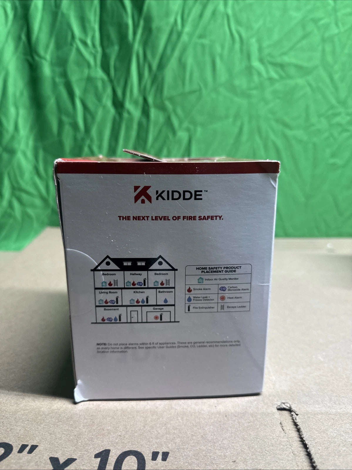 2 PACK Kidde Smoke Detector 10-Year Battery Powered LED Warning Light 20SD10.