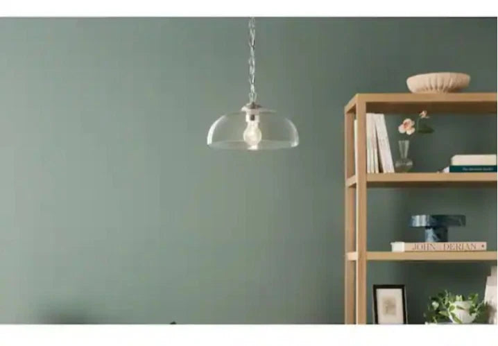 Kichler Gineva 1-Light Pendant with Clear Glass in Brushed Nickel Open Box