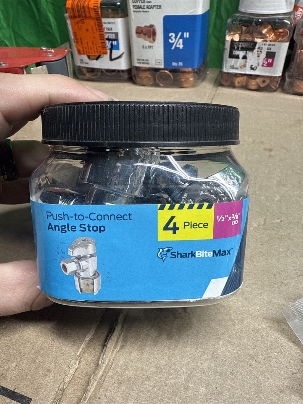 SharkBite Max 1/2” Angle Stops LOT OF ASSORTED STOPS READ DISCRIPTION