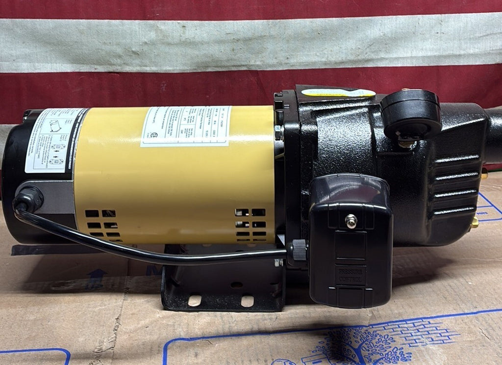 K2 WPS07501K 3/4 HP Heavy-Duty Cast Iron Shallow Well Jet Pump 115v/230v